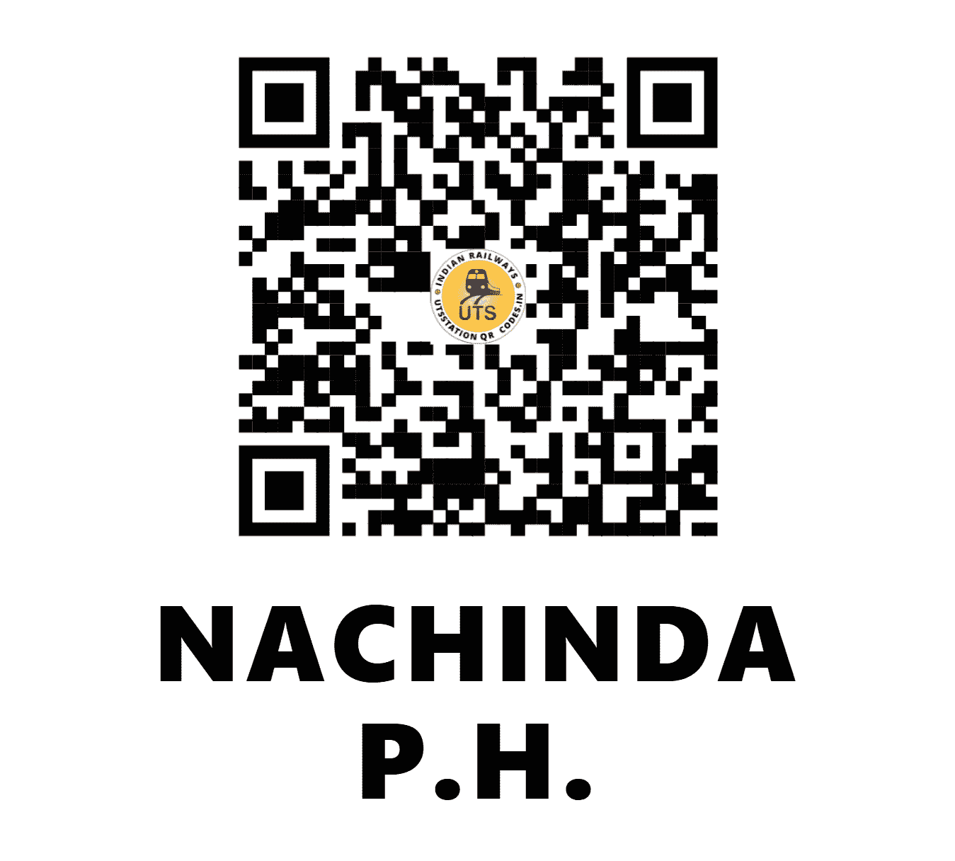UTS QR Code for NACHINDA P.H. - NCN - SE (WEST BENGAL)